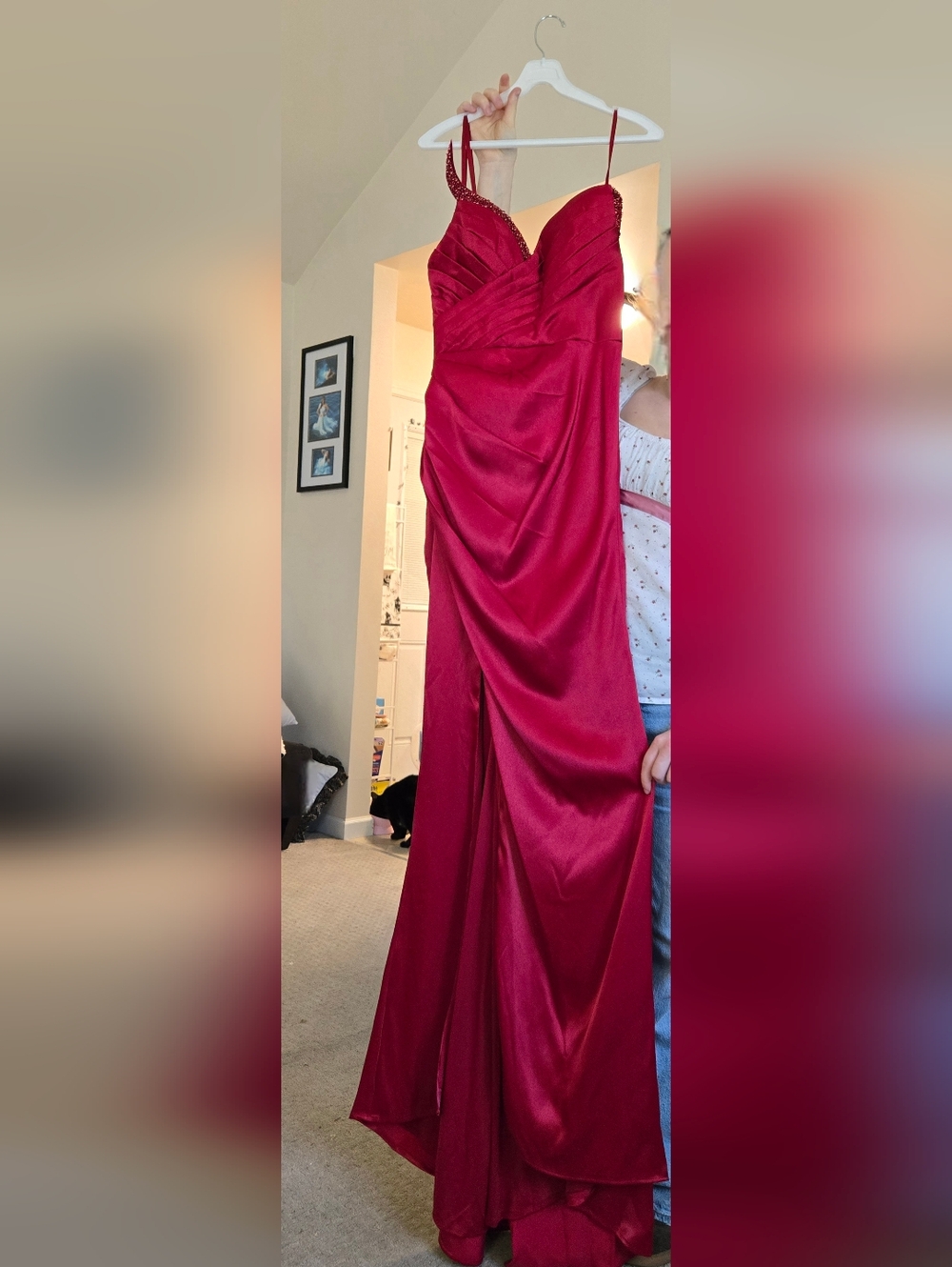 Nox Anabel Burgandy Dress